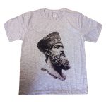 تیشرت با نگاره‌ی شهریار هخامنشی با جنس اسپان