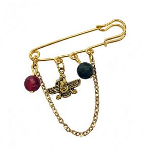 سنجاق فروهر طلایی