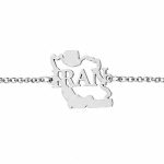 دستبند نقشه ایران لاتین